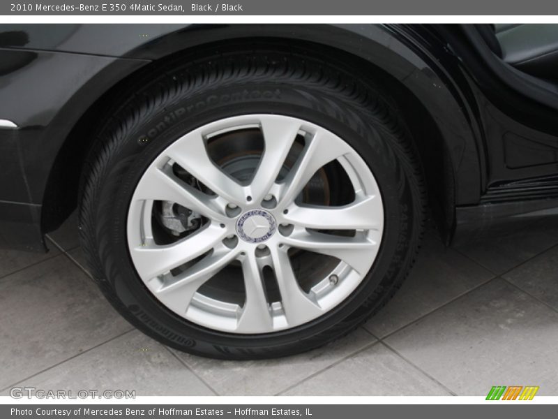 Black / Black 2010 Mercedes-Benz E 350 4Matic Sedan