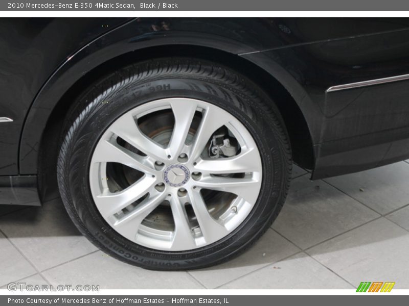 Black / Black 2010 Mercedes-Benz E 350 4Matic Sedan