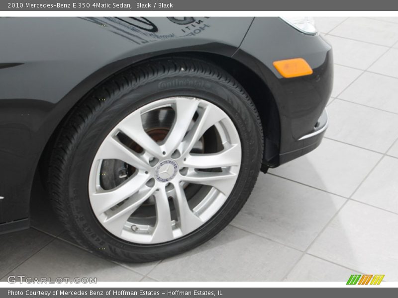 Black / Black 2010 Mercedes-Benz E 350 4Matic Sedan