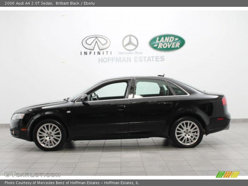 Brilliant Black / Ebony 2006 Audi A4 2.0T Sedan
