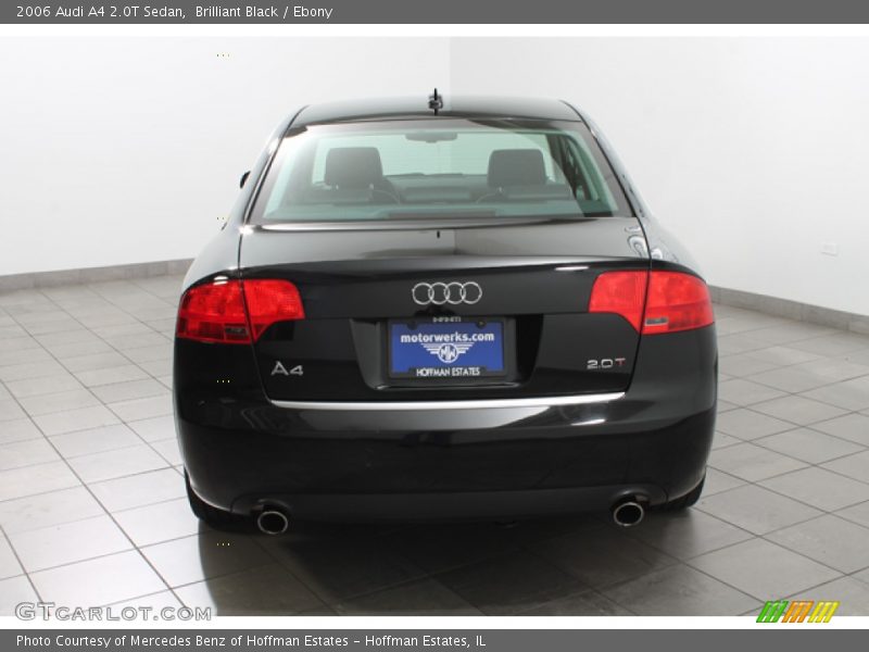 Brilliant Black / Ebony 2006 Audi A4 2.0T Sedan