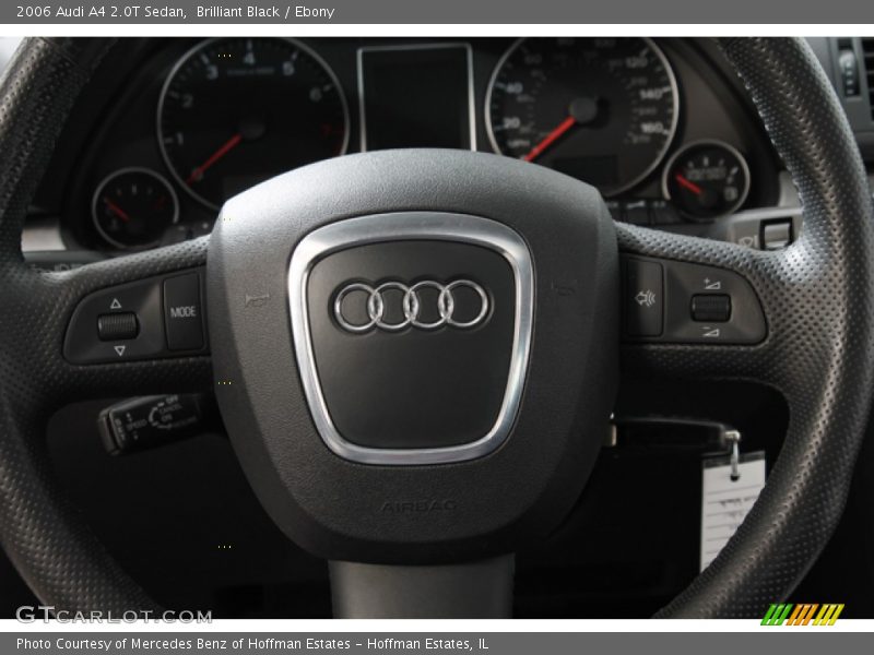 Brilliant Black / Ebony 2006 Audi A4 2.0T Sedan