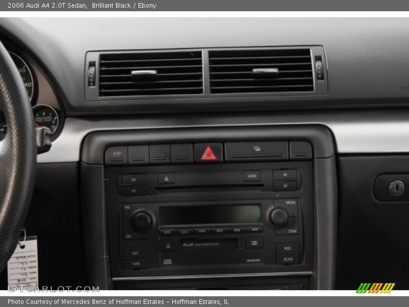 Brilliant Black / Ebony 2006 Audi A4 2.0T Sedan