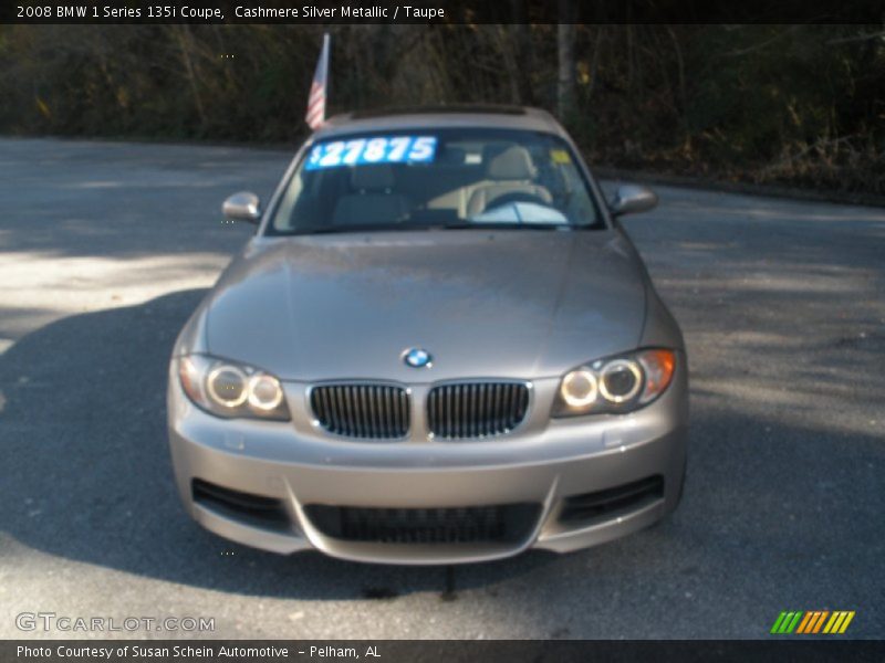 Cashmere Silver Metallic / Taupe 2008 BMW 1 Series 135i Coupe