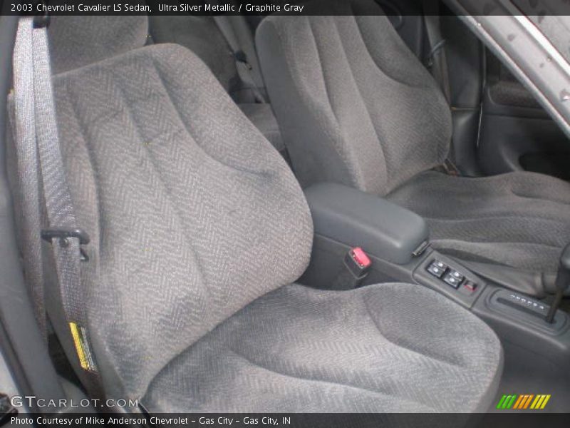 Ultra Silver Metallic / Graphite Gray 2003 Chevrolet Cavalier LS Sedan