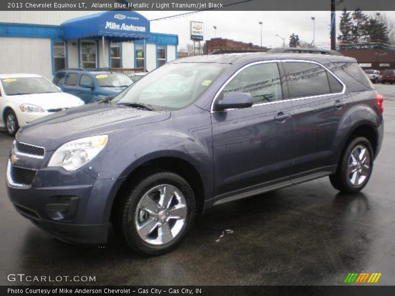 Atlantis Blue Metallic / Light Titanium/Jet Black 2013 Chevrolet Equinox LT