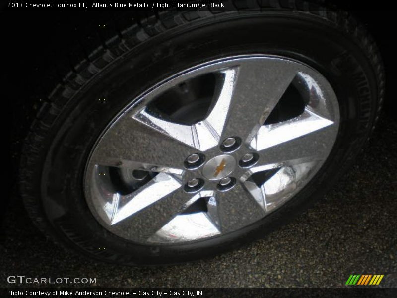 Atlantis Blue Metallic / Light Titanium/Jet Black 2013 Chevrolet Equinox LT