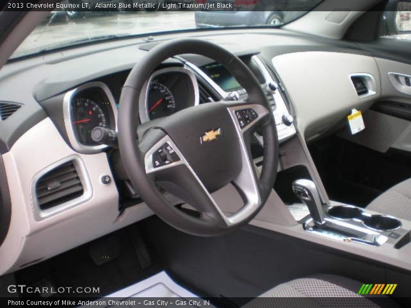 Atlantis Blue Metallic / Light Titanium/Jet Black 2013 Chevrolet Equinox LT
