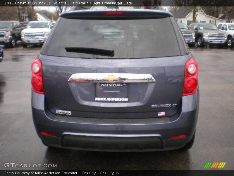 Atlantis Blue Metallic / Light Titanium/Jet Black 2013 Chevrolet Equinox LT