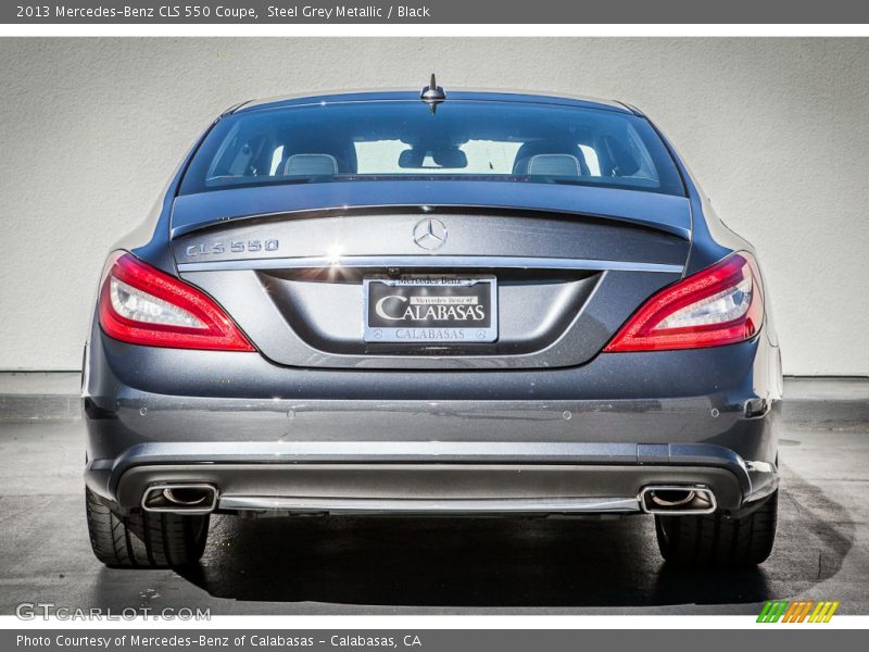 Steel Grey Metallic / Black 2013 Mercedes-Benz CLS 550 Coupe