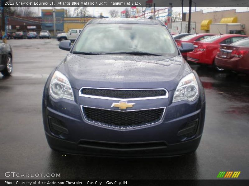 Atlantis Blue Metallic / Light Titanium/Jet Black 2013 Chevrolet Equinox LT