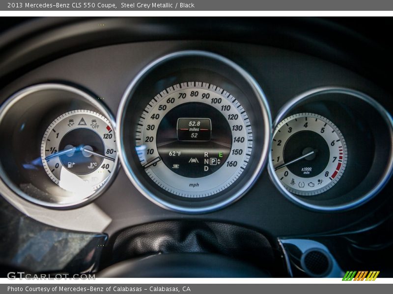 Steel Grey Metallic / Black 2013 Mercedes-Benz CLS 550 Coupe