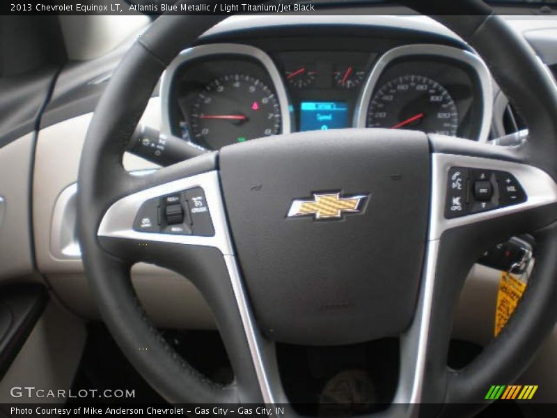 Atlantis Blue Metallic / Light Titanium/Jet Black 2013 Chevrolet Equinox LT
