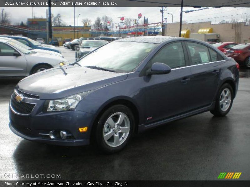 Atlantis Blue Metallic / Jet Black 2013 Chevrolet Cruze LT/RS