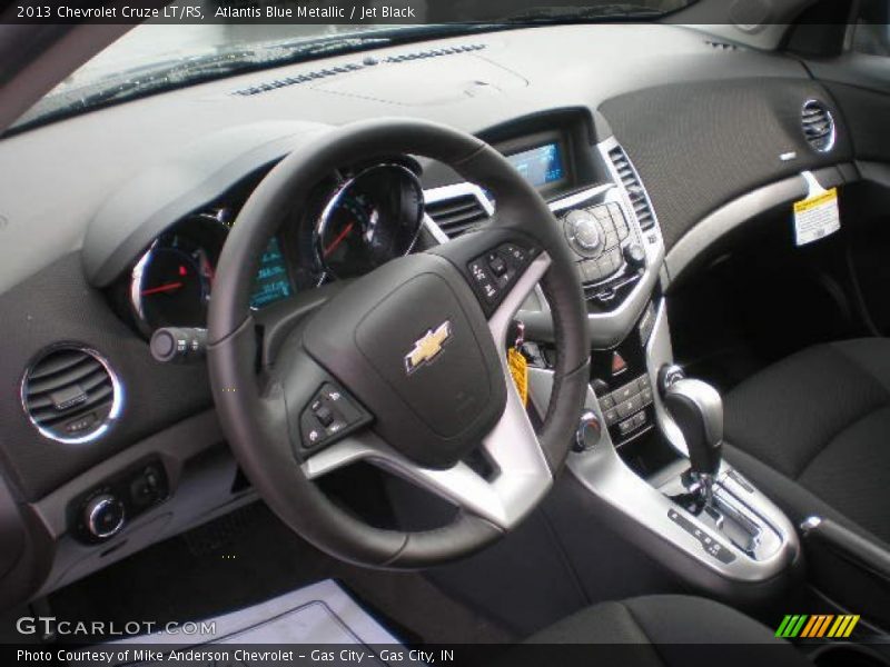 Atlantis Blue Metallic / Jet Black 2013 Chevrolet Cruze LT/RS