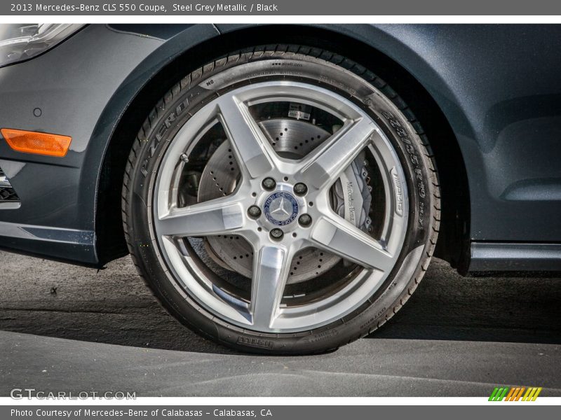 Steel Grey Metallic / Black 2013 Mercedes-Benz CLS 550 Coupe