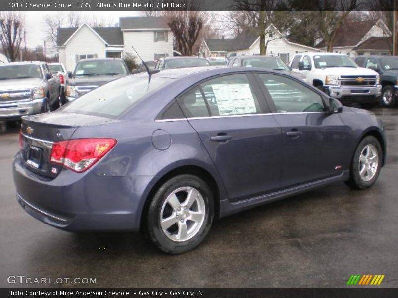 Atlantis Blue Metallic / Jet Black 2013 Chevrolet Cruze LT/RS