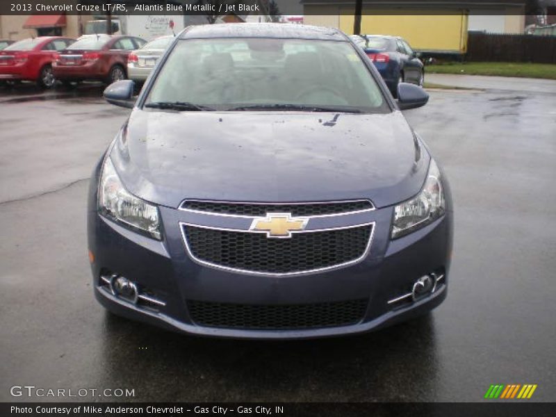 Atlantis Blue Metallic / Jet Black 2013 Chevrolet Cruze LT/RS