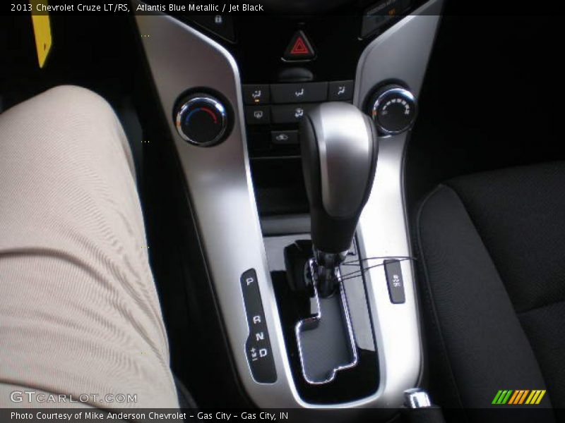 Atlantis Blue Metallic / Jet Black 2013 Chevrolet Cruze LT/RS