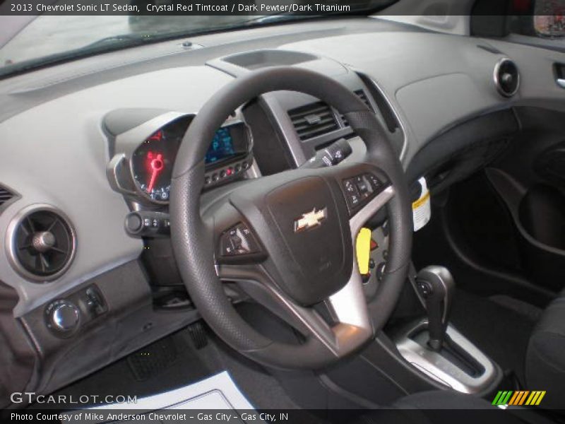 Crystal Red Tintcoat / Dark Pewter/Dark Titanium 2013 Chevrolet Sonic LT Sedan