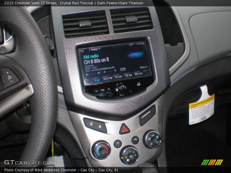 Crystal Red Tintcoat / Dark Pewter/Dark Titanium 2013 Chevrolet Sonic LT Sedan