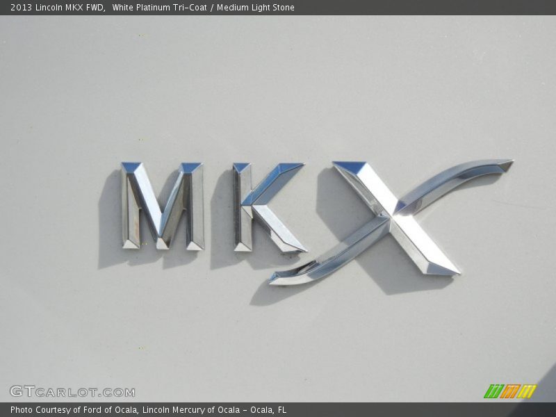White Platinum Tri-Coat / Medium Light Stone 2013 Lincoln MKX FWD
