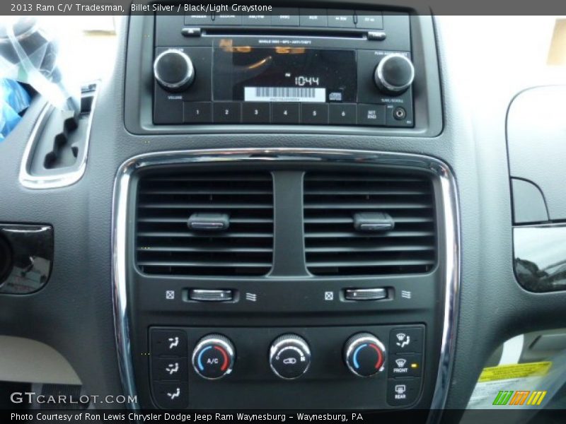 Controls of 2013 C/V Tradesman