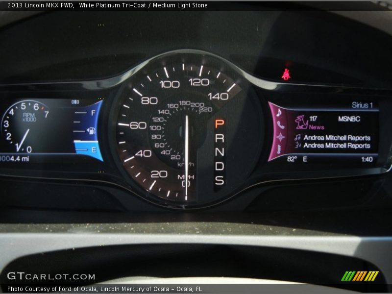 White Platinum Tri-Coat / Medium Light Stone 2013 Lincoln MKX FWD