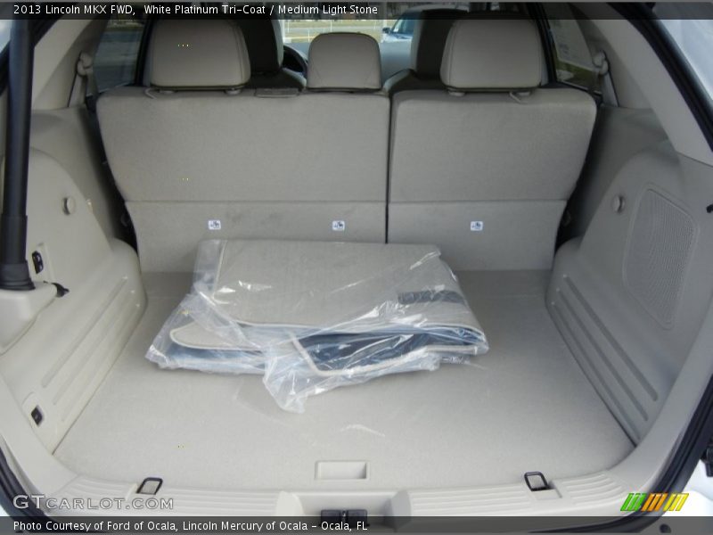 White Platinum Tri-Coat / Medium Light Stone 2013 Lincoln MKX FWD