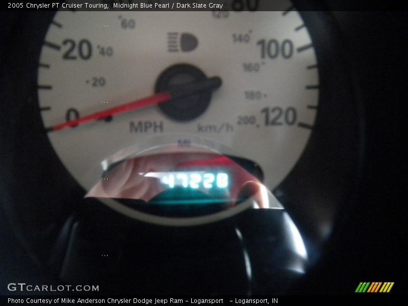 Midnight Blue Pearl / Dark Slate Gray 2005 Chrysler PT Cruiser Touring
