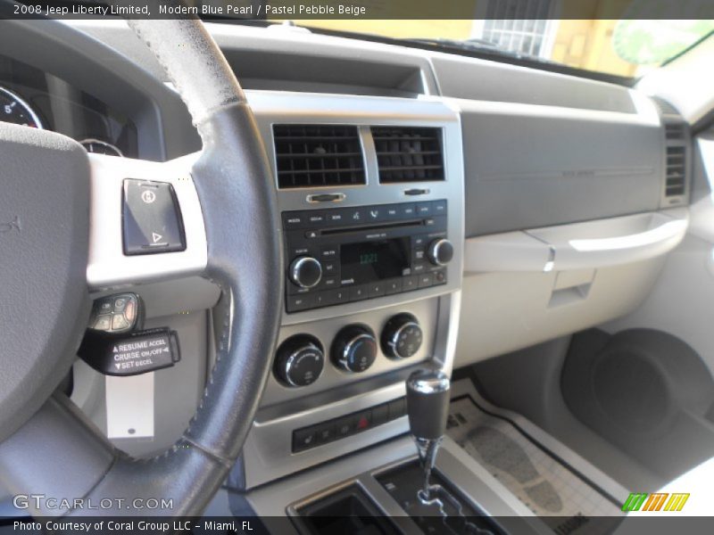 Modern Blue Pearl / Pastel Pebble Beige 2008 Jeep Liberty Limited