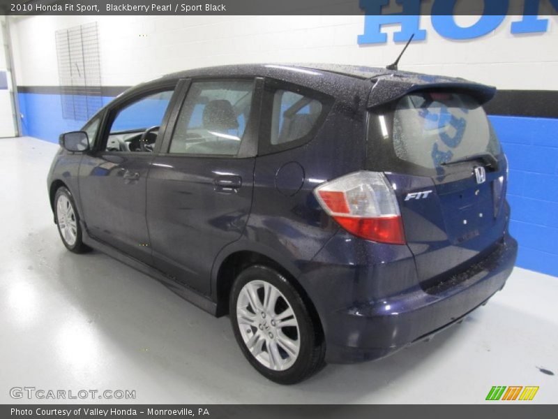 Blackberry Pearl / Sport Black 2010 Honda Fit Sport