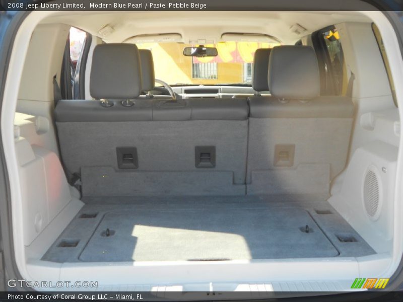 Modern Blue Pearl / Pastel Pebble Beige 2008 Jeep Liberty Limited