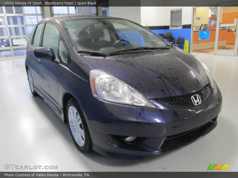 Blackberry Pearl / Sport Black 2010 Honda Fit Sport