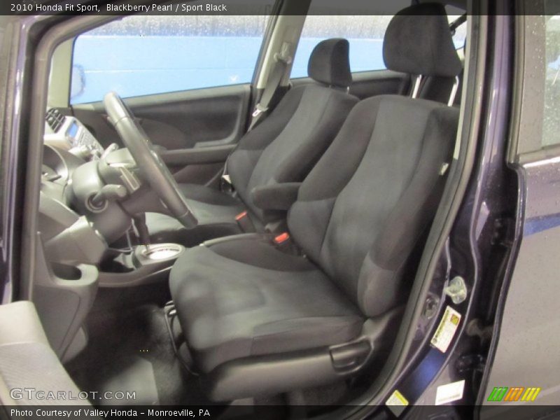 Blackberry Pearl / Sport Black 2010 Honda Fit Sport
