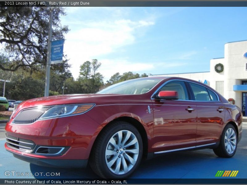 Ruby Red / Light Dune 2013 Lincoln MKS FWD