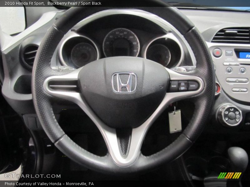 Blackberry Pearl / Sport Black 2010 Honda Fit Sport