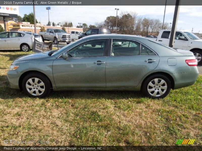 Aloe Green Metallic / Bisque 2010 Toyota Camry LE