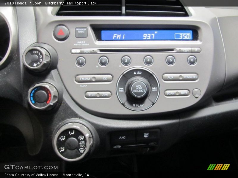 Blackberry Pearl / Sport Black 2010 Honda Fit Sport