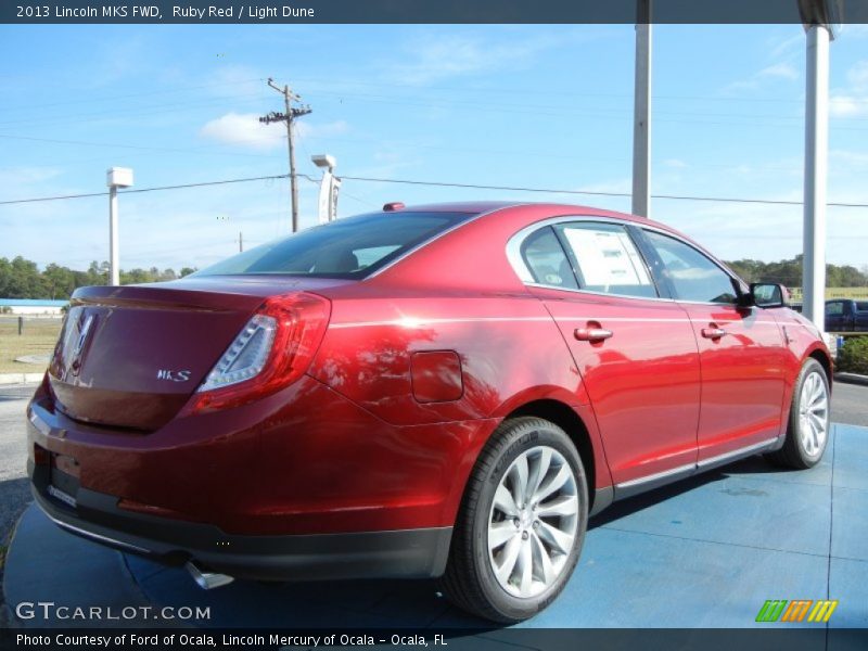 Ruby Red / Light Dune 2013 Lincoln MKS FWD