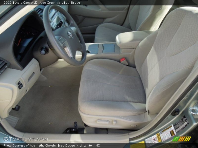 Aloe Green Metallic / Bisque 2010 Toyota Camry LE