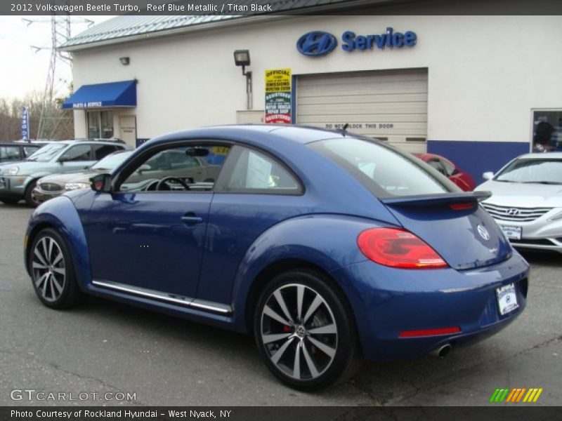 Reef Blue Metallic / Titan Black 2012 Volkswagen Beetle Turbo