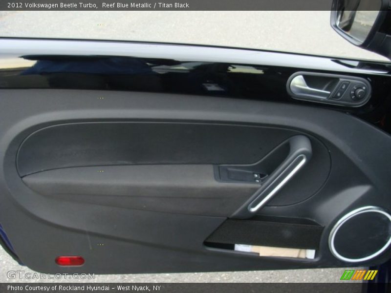 Reef Blue Metallic / Titan Black 2012 Volkswagen Beetle Turbo