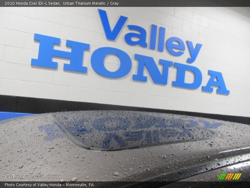 Urban Titanium Metallic / Gray 2010 Honda Civic EX-L Sedan