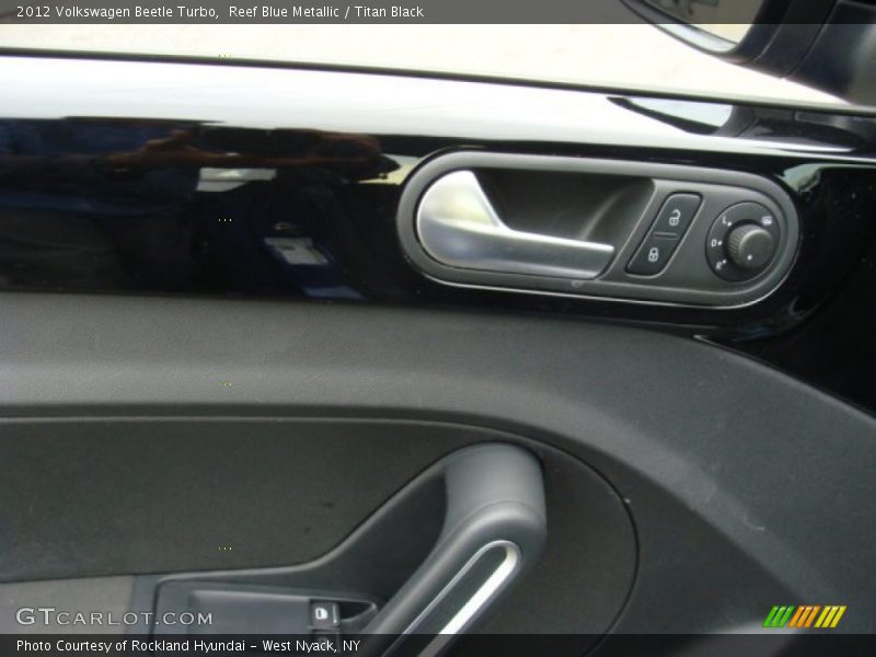 Reef Blue Metallic / Titan Black 2012 Volkswagen Beetle Turbo
