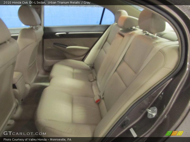 Urban Titanium Metallic / Gray 2010 Honda Civic EX-L Sedan