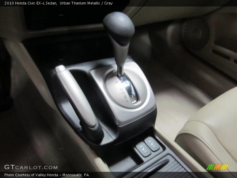 Urban Titanium Metallic / Gray 2010 Honda Civic EX-L Sedan