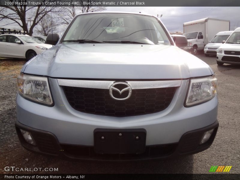 Blue Spark Metallic / Charcoal Black 2008 Mazda Tribute s Grand Touring 4WD