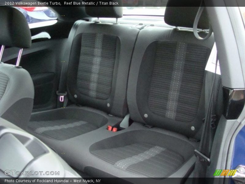 Rear Seat of 2012 Beetle Turbo