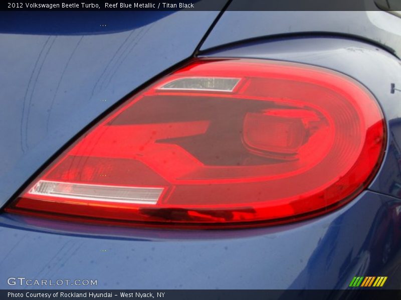Reef Blue Metallic / Titan Black 2012 Volkswagen Beetle Turbo